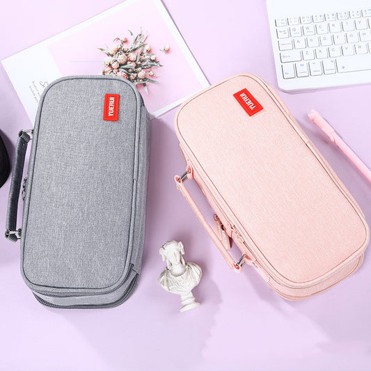 Oxford Cloth, Multi-Layered Pencil Case